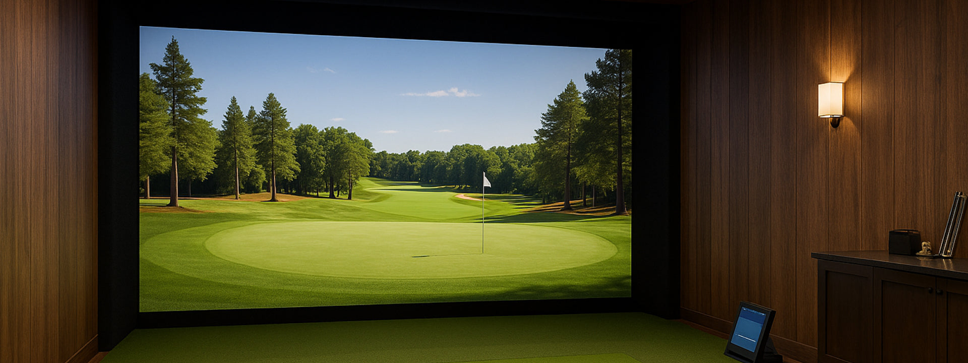 Indoor Golf Hut