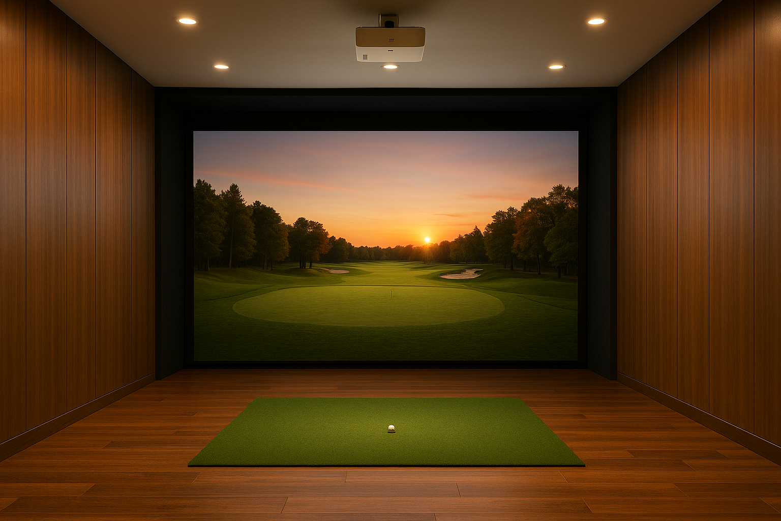 Indoor Golf Hut
