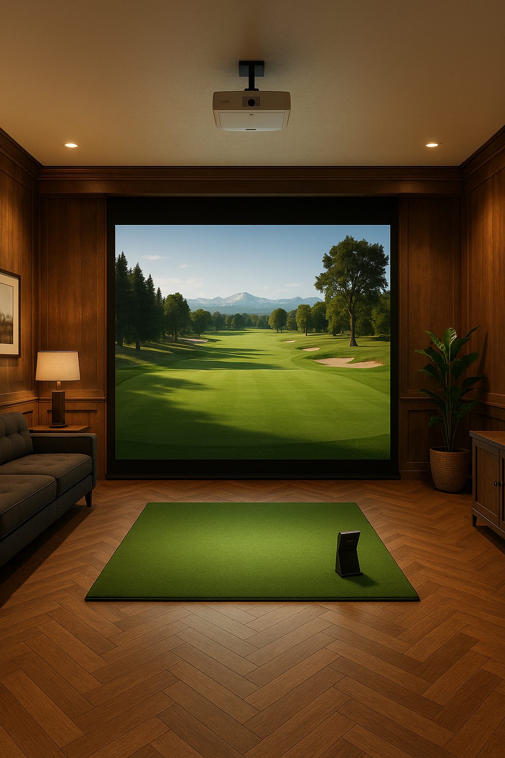 Indoor Golf Hut